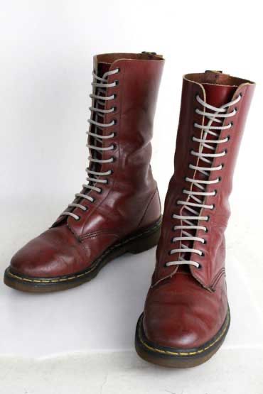 英国製 ドクターマーチン Dr.Martens 14ホールブーツ 28.5-29cm相当 古着 メンズ レディース ヴィンテージ ビンテージ アメカジ ワークブーツ MADE IN ENGLAND イングランド製 モッズ