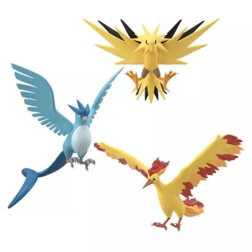 食玩 トレーディングフィギュア ポケモンスケールワールド カントー地方 フリーザー＆サンダー＆ファイヤー バンダイ＆ポケモンセンター