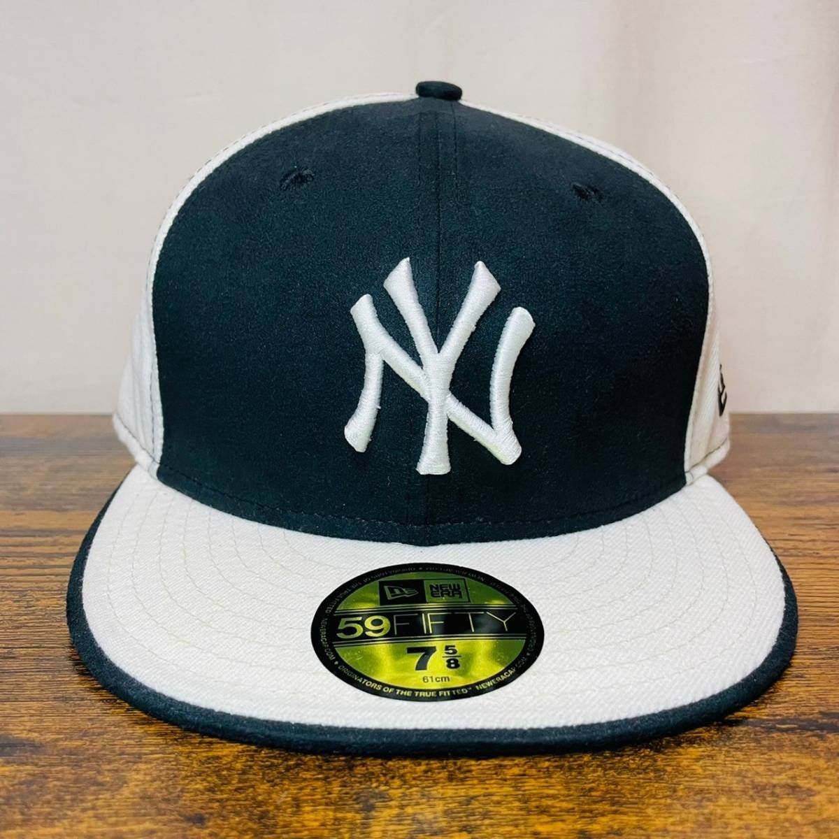 A77 ニューエラ 59fifty ヤンキース usa製 ヴィンテージ 1090