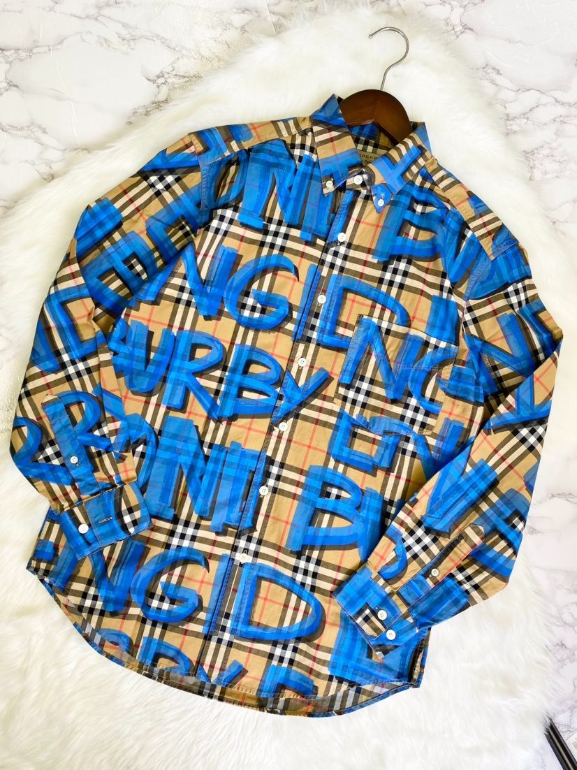 18AW BURBERRY バーバリー グラフィティ プリント ヴィンテージ