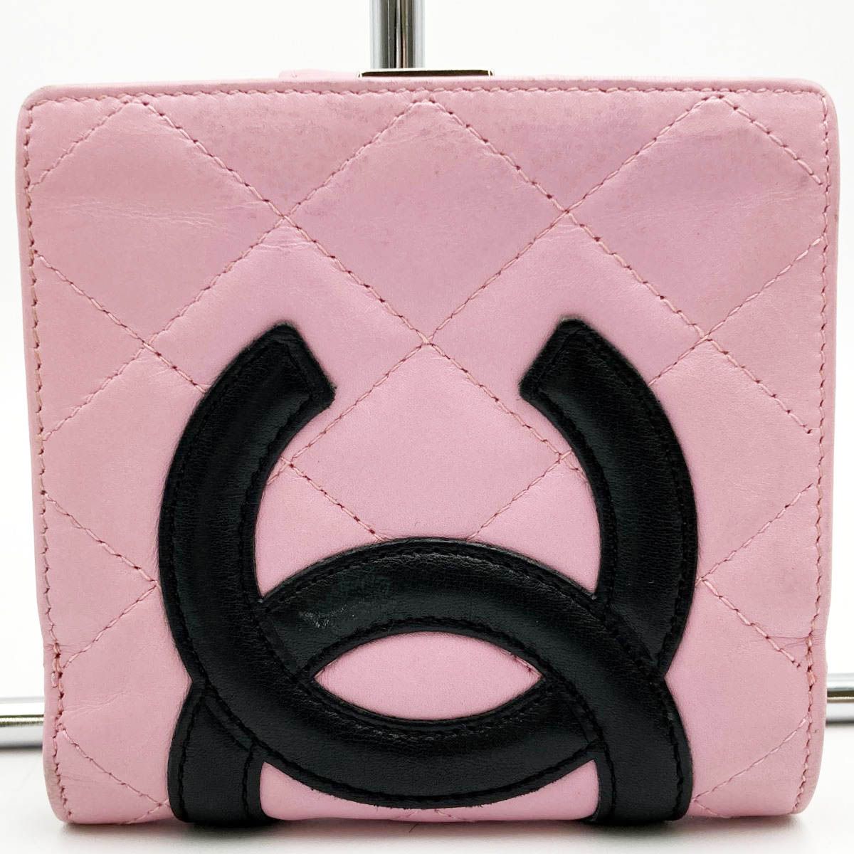 CHANEL シャネル カンボンライン 二つ折り財布 財布 ウォレット ココ 