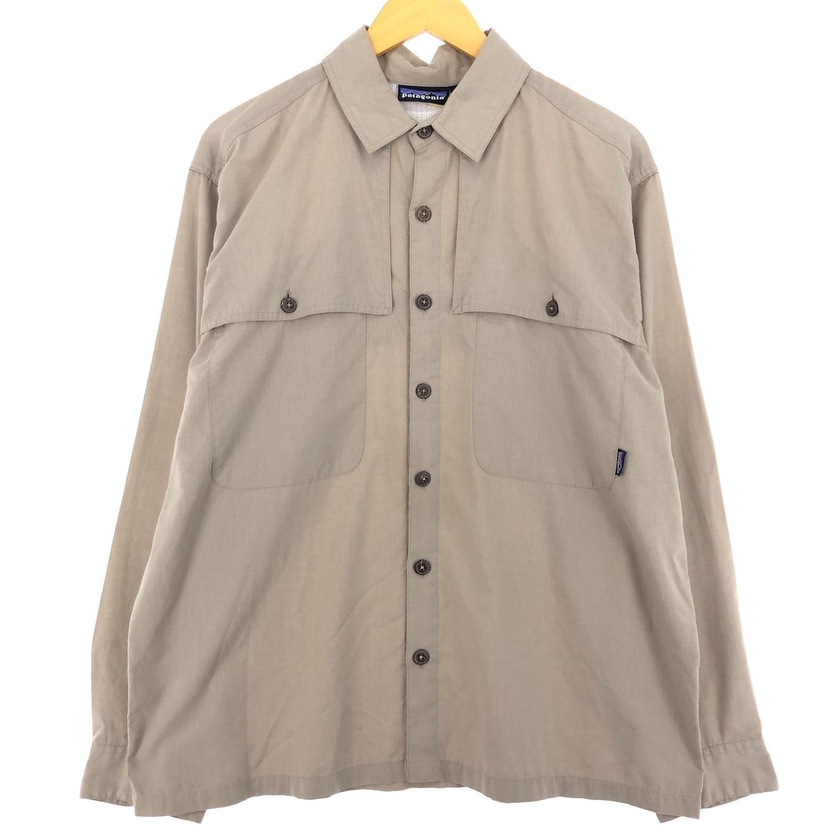 古着 90年代 パタゴニア Patagonia アイランドホッパーシャツ 82020 F98 長袖 フィッシングシャツ メンズM ヴィンテージ/eaa443609