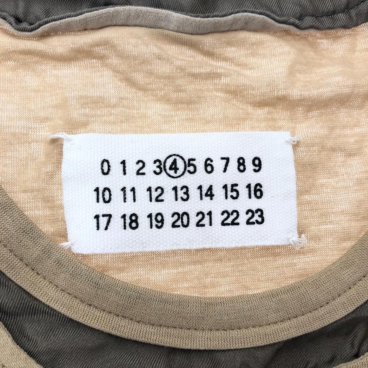 Maison Martin Margiela メゾンマルタンマルジェラ ここのえ ４番 2011年 長袖カットソー サイズ:表記なし  ベージュ  レディース 　240001146644 Maison Martin Margiela メゾンマルタンマルジェラ ここのえ 4