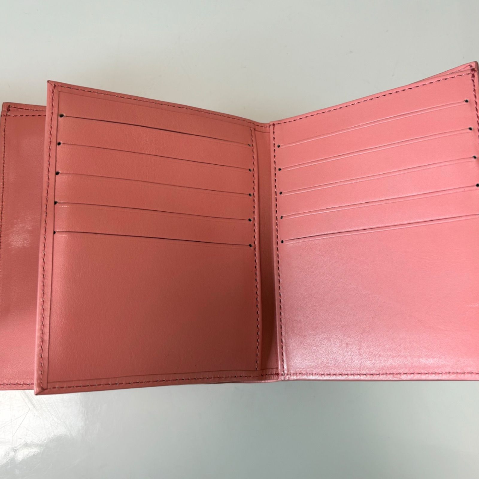 calede checli 新品未使用 財布 送料無料】calede checli/カレドシェクリ/サイフ/二つ折り財布/ピンク