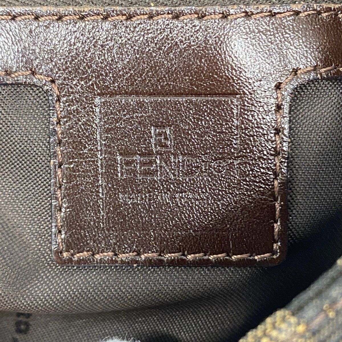 5hb1017-h】フェンディ ハンドバッグ ズッカ マンマバケット ナイロン  