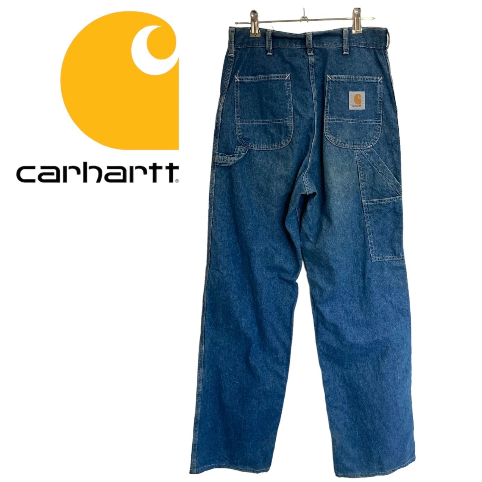 80年代 Carhartt カーハート ペインターパンツ デニム 1-12 - 古着屋