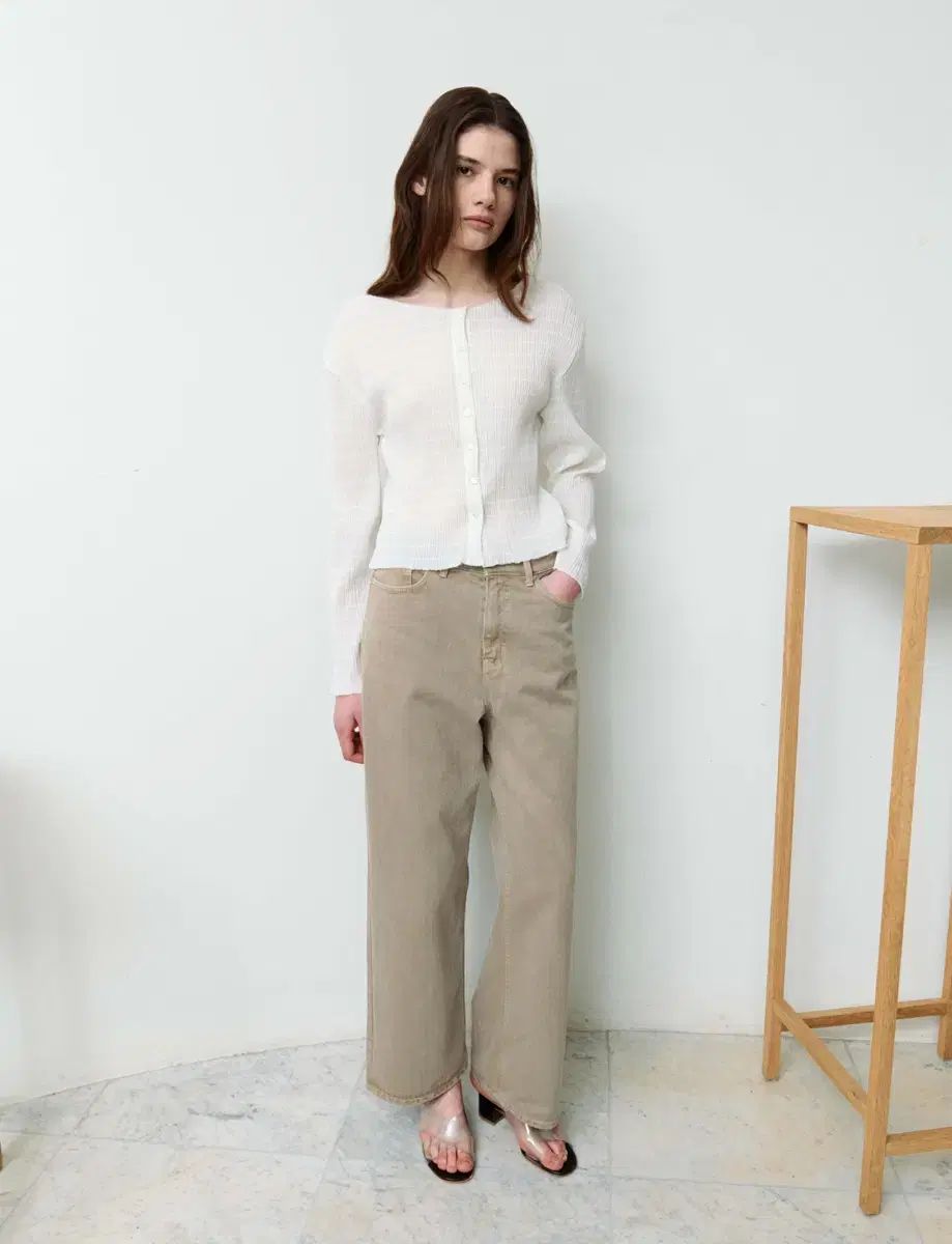 ショップレター Mela pleats blouse lemon
