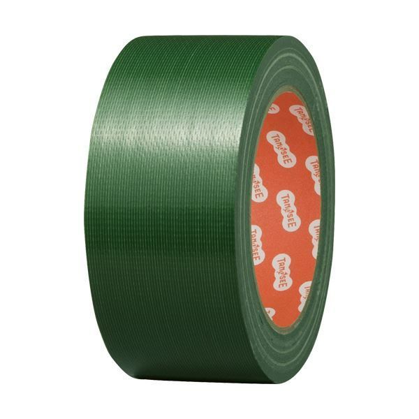 ランキングや新製品 ＴＡＮＯＳＥＥ 布テープ カラー ５０ｍｍ×２５ｍ 赤 １巻