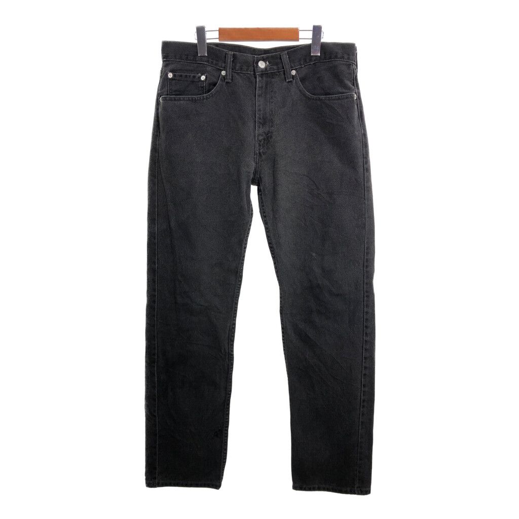 Levi's リーバイス 505 デニムパンツ ブラック (メンズ W34 L34) 中古 古着 R8115
