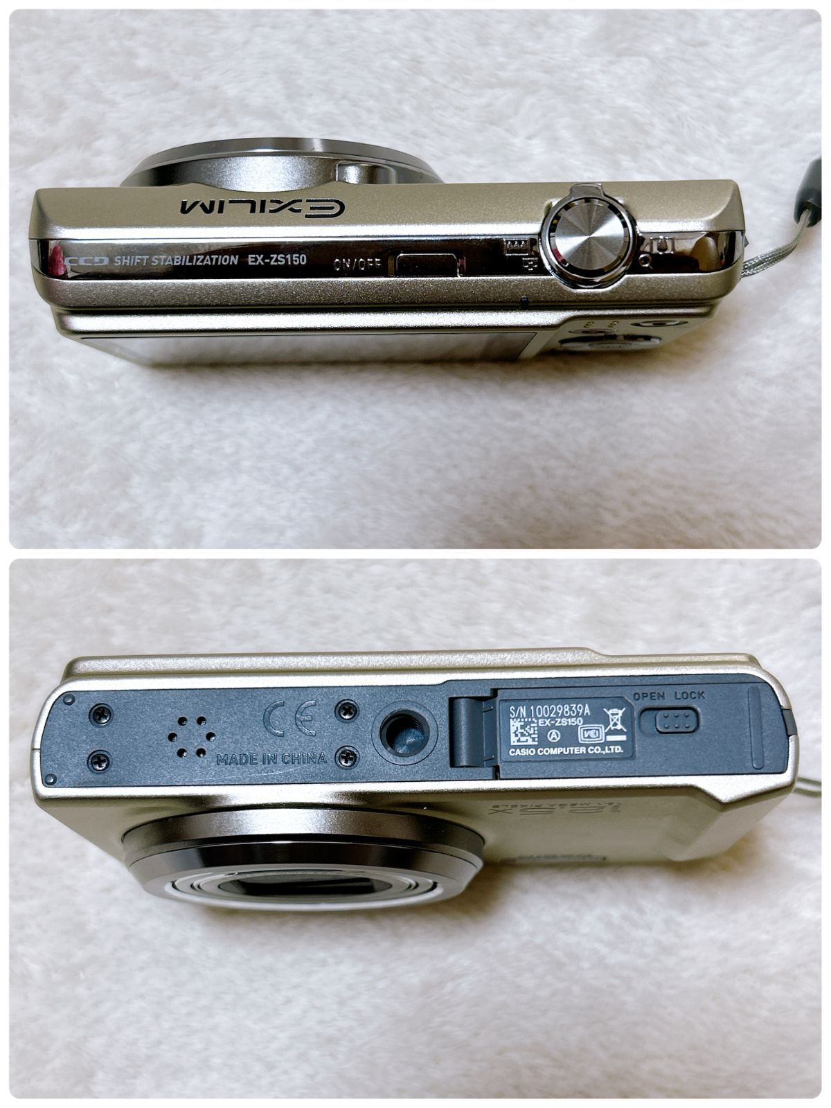 CASIO EXILM 箱あり EX-ZS150動作確認済み 管理番号KKVRIRA913 【公式 