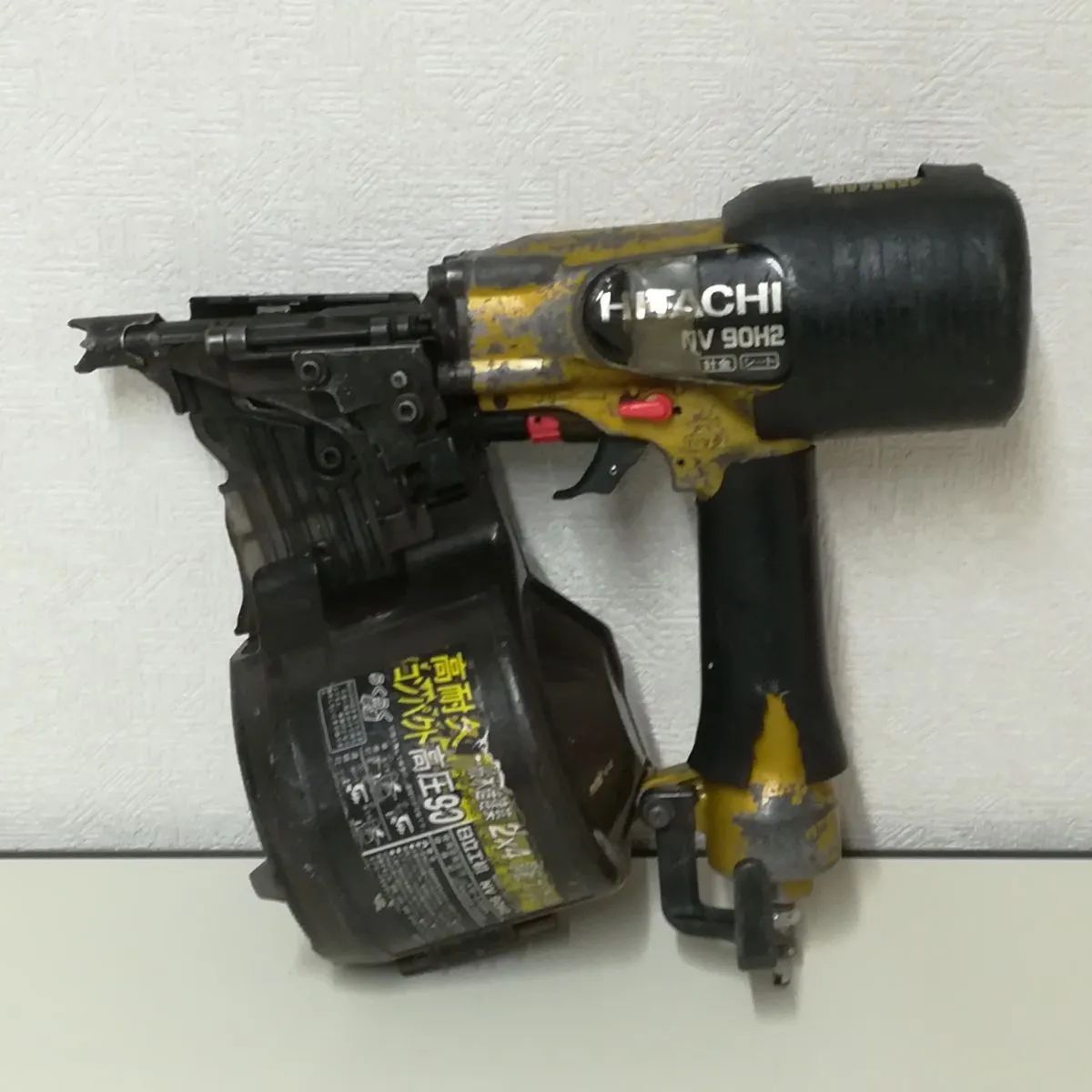 【中古】本体・ケースのみ 日立 90mm 高圧ロール 釘打ち機 NV 90H2 日立・90mm・高圧ロール釘打機・NV90H2・中古品・150994 : リサイクル