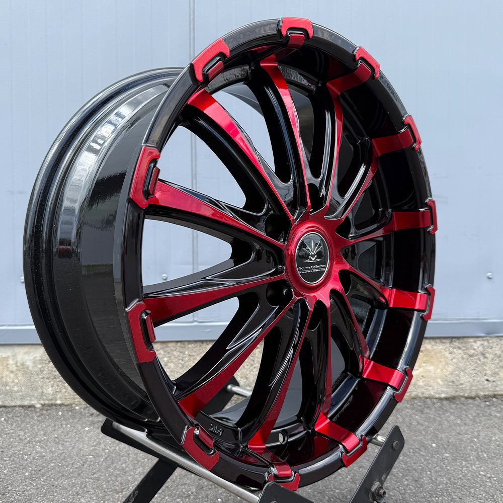 統一感のある 在庫限りの ホイールのみ 4本セット 200系ハイエース レジアスエース Bounty Collection BD12 18x7.5 38 139.7-6H 18インチ 1台分