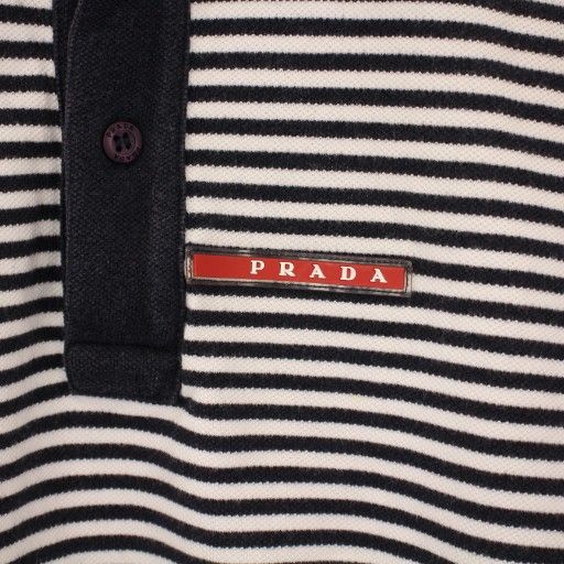 プラダ PRADA ポロシャツ 半袖 レギュラーカラー ハーフボタン