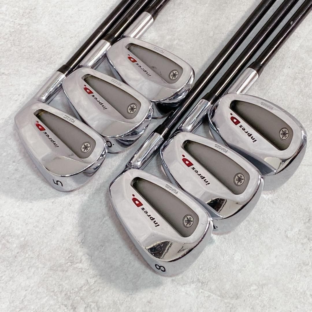 W408 YAMAHA ヤマハ inpres D. メンズ アイアンセット 6本 - メルカリ