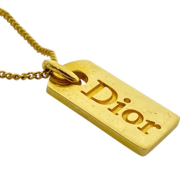 ディオール ネックレス ペンダント アクセサリー ヴィンテージ ロゴ