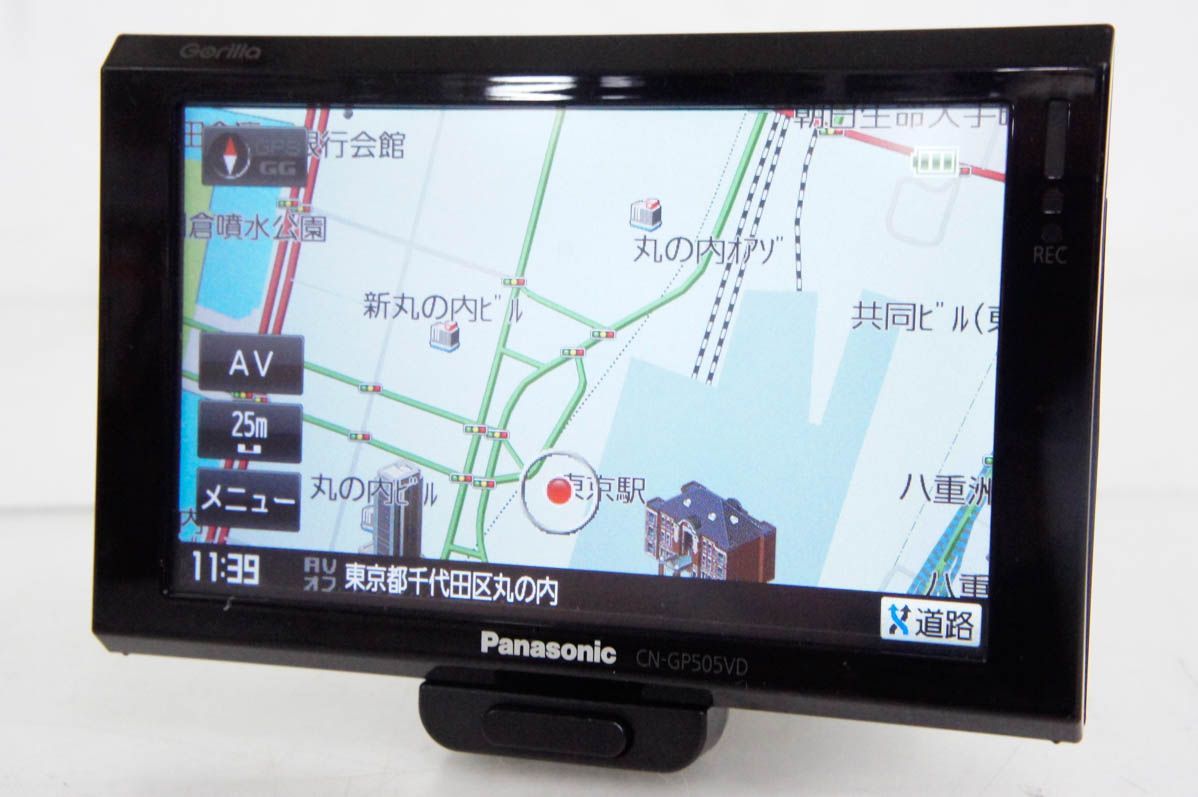 Panasonicパナソニック 5V型ワイド SSDポータブルカーナビゲーション Gorillaゴリラ CN-GP505VD