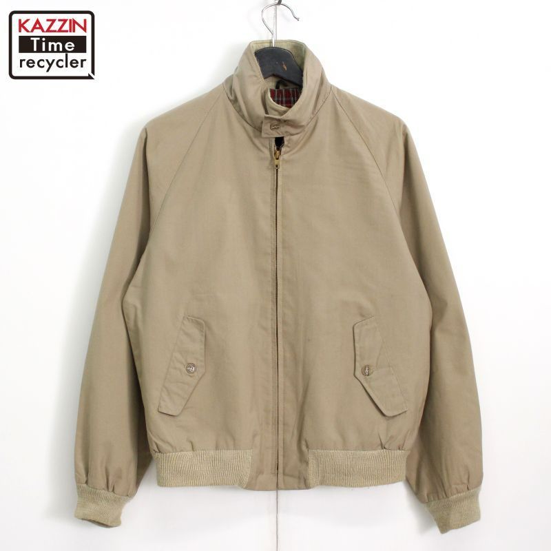 70s USA製 vintage EnglishSquine 無地 G-9型 ハリントン スイングトップ メンズ Lサイズ相当