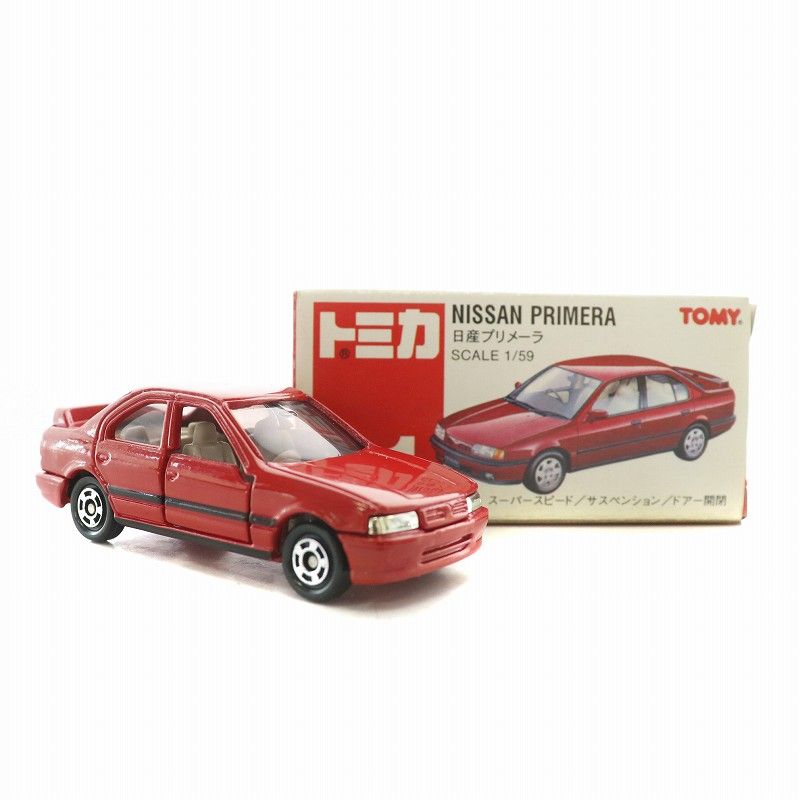 日産プリメーラ　ミニカー トミー TOMY 赤箱 No.31 日産 プリメーラ 1/59 トミカ ミニカー