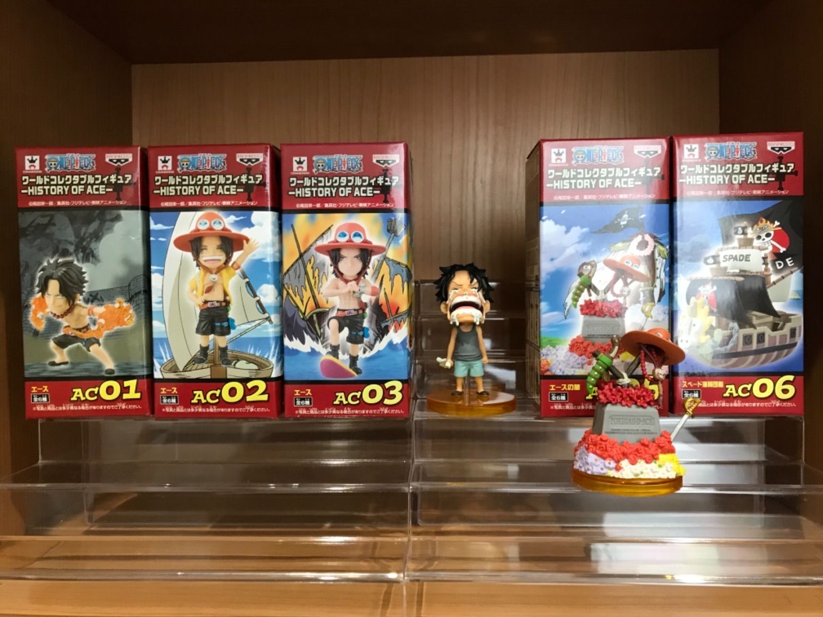 ワンピースワーコレ　ヒストリーオブエース　6種コンプ ワンピースワーコレ ヒストリーオブエース 6種コンプ