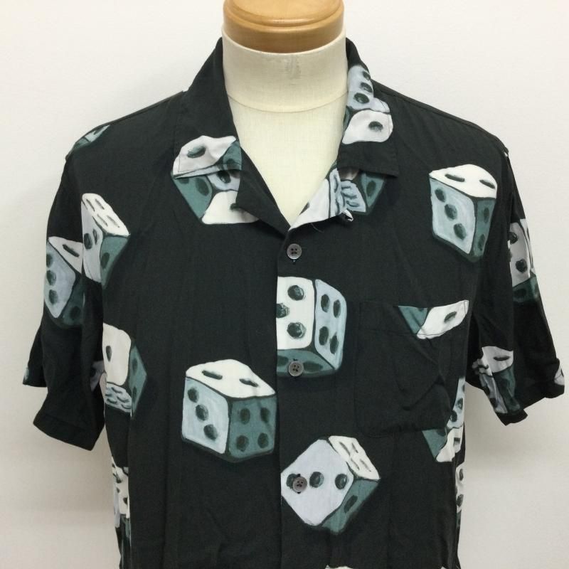 STUSSY 煩わし ステューシー 半袖 シャツ、ブラウス Shirt, Blouse 1110215 Dice Pattern ダイスパターン  プリント レーヨン100