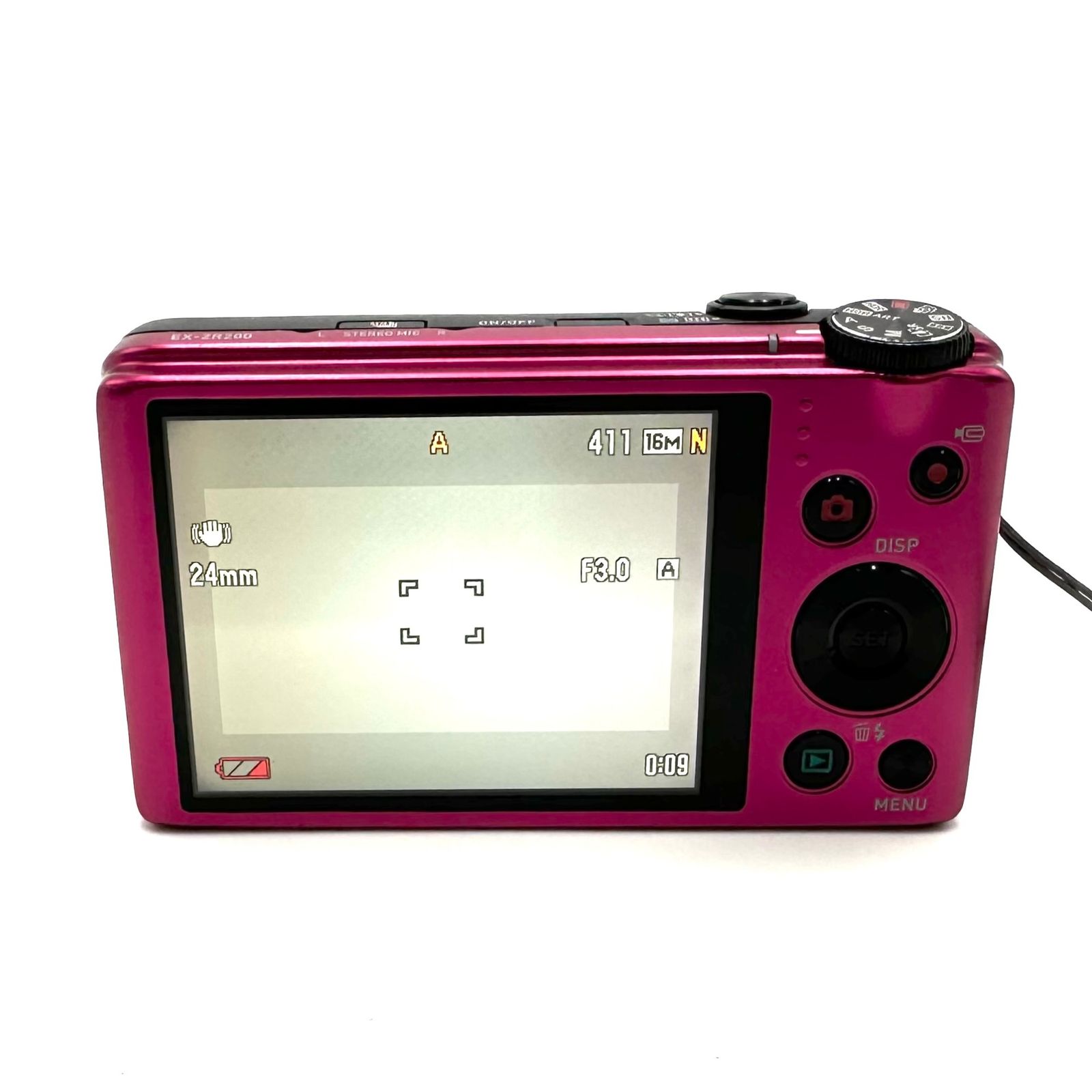 CASIO EXILIM 9.1メガピクセル コンパクトデジタルカメラ ピンク