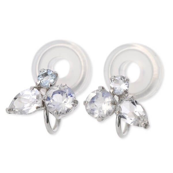 sammy様専用◇着せ替えイヤリング✧ロンドンブルートパーズ/レモン