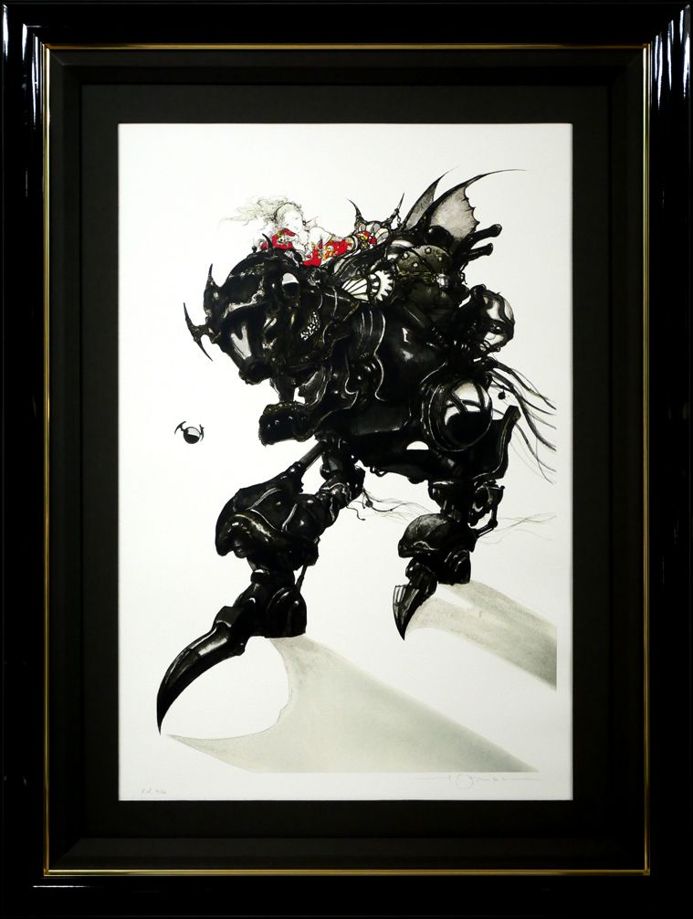 天野喜孝　FF6 「街」ジクレ　完全オーダー　版画　ティナ　魔導アーマー 天野喜孝 FF6 「街」ジクレ 完全オーダー 版画 ティナ 魔導