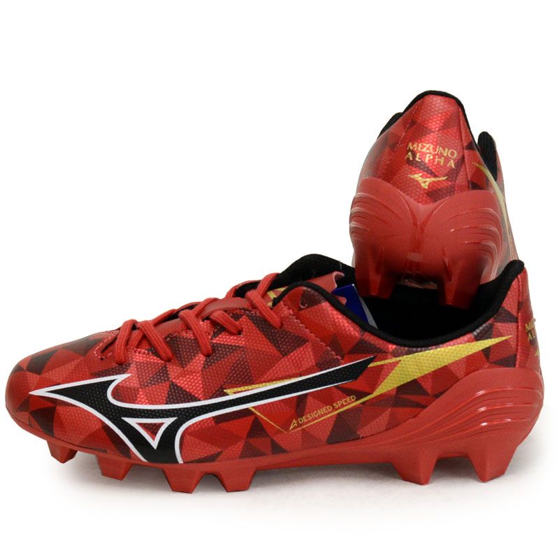 Mizuno 赤 スパイクシューズ Mizuno レッド スパイク ローカット 野球