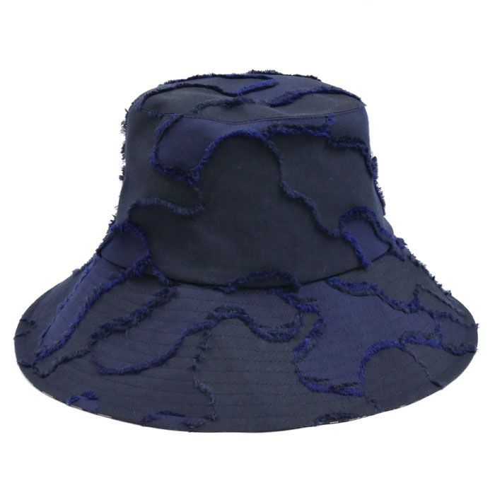 Dior ディオール ロゴ トロッター柄 オブリーク ハット バケットハット ネイビー 01CAM924I130 57 レディース