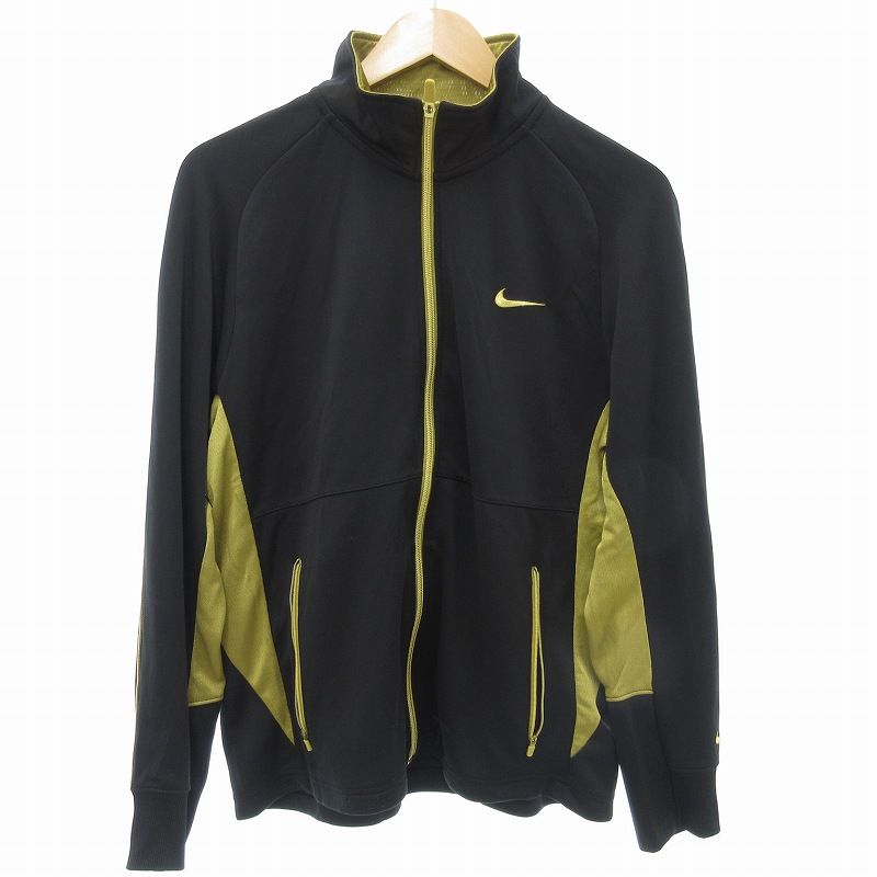 NIKE ジャージ XL ブラック×ゴールド ナイキ NIKE ジャージ トラックジャケット ジップアップ ロゴ XL