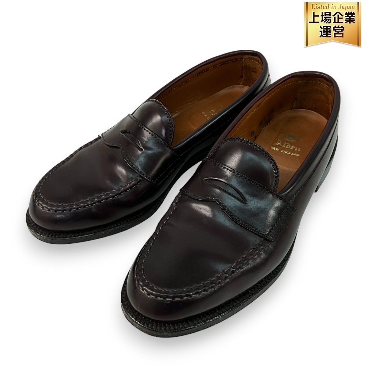 Alden ローファー 8 1/2 D 靴 ファッション 中古 良好 Z9164186