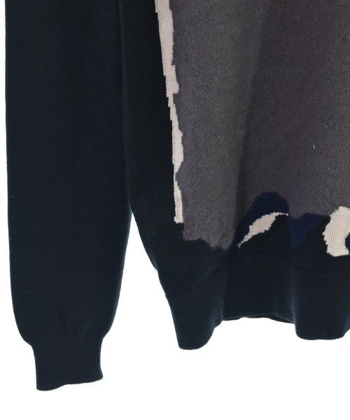 CEDRIC CHARLIER ニット・セーター -(M位) 黒xグレーx紺