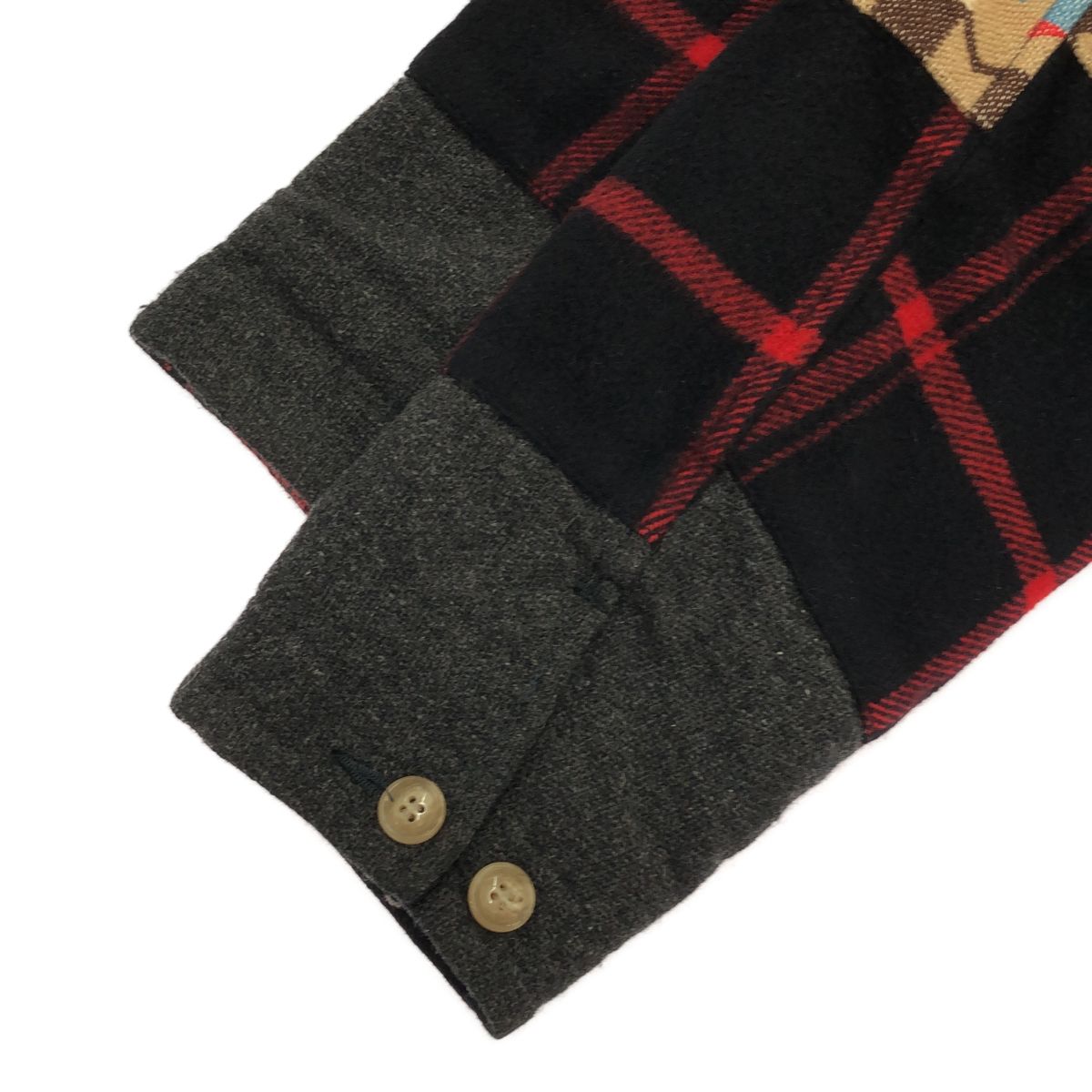 SOUTH2 WEST8 サウスツーウエストエイト サイズM ネイティブ 切替ウール ジャケット メンズ パッチワーク ネペンテス SOUTH2 WEST8 サウスツーウエストエイト サイズM ネイティブ 切替