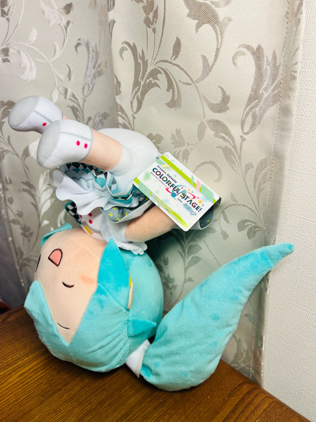 新品　プロセカ　スペシャルふわふわぬいぐるみ　ステージのセカイの初音ミク プロセカ 初音ミク スペシャルふわふわぬいぐるみ 誰もいない