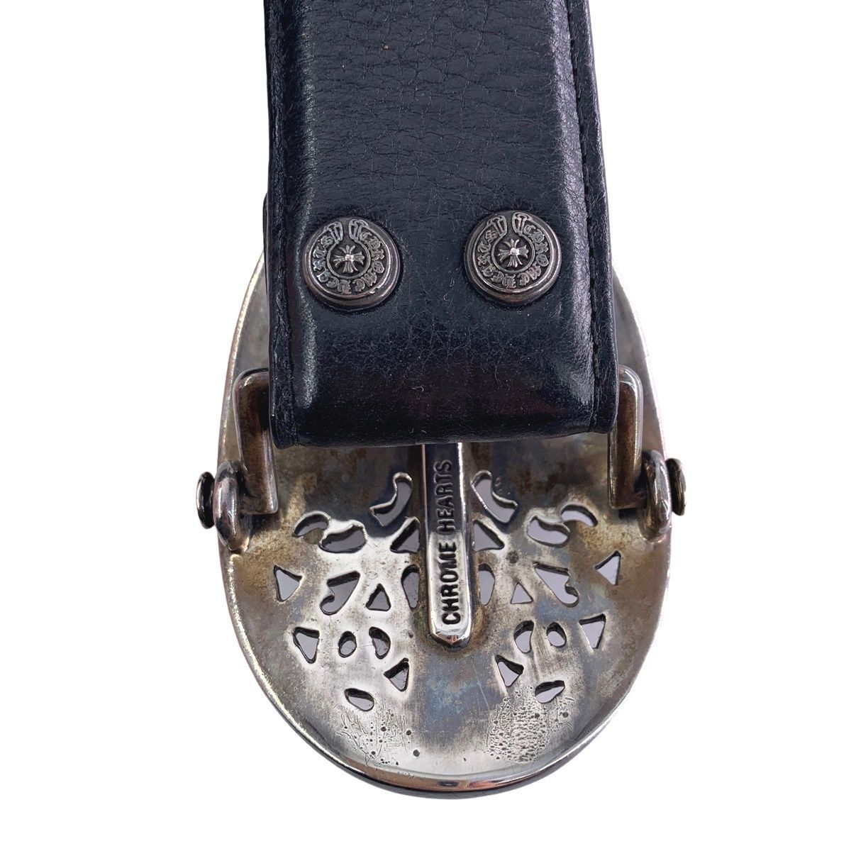 CHROME HEARTS クロムハーツ BETL STRAP 32inch ホースシュー レザー  