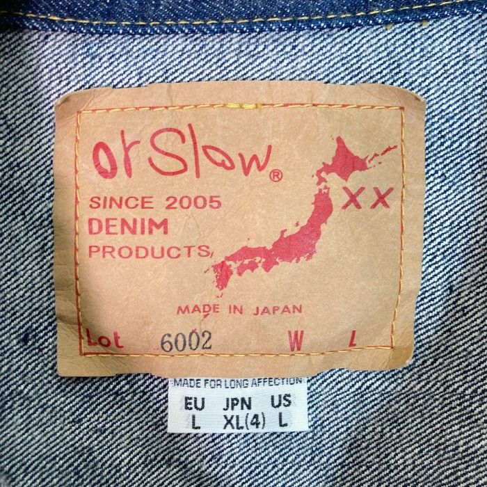 ☆orSlow オアスロウ LOT6002 2nd デニムジャケット ネイビー sizeXL