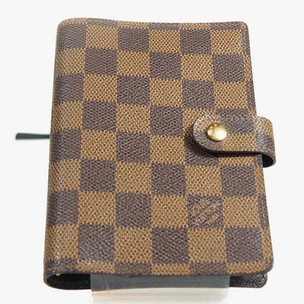 手帳カバー ルイヴィトン Louis Vuitton ダミエ 6穴 - 通販