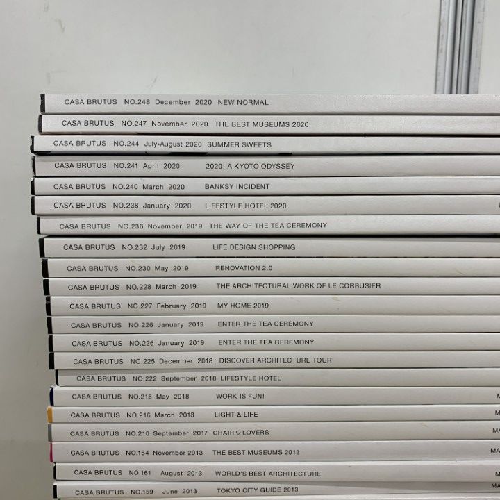 ■03)【同梱不可】CASA BRUTUS 1999年〜2025年 まとめ売り約75冊大量セット/マガジンハウス/カーサ ブルータス/雑誌/EXTRA ISSUE /B □03)【同梱不可】CASA BRUTUS 1999年～2025年 まとめ売り約75冊