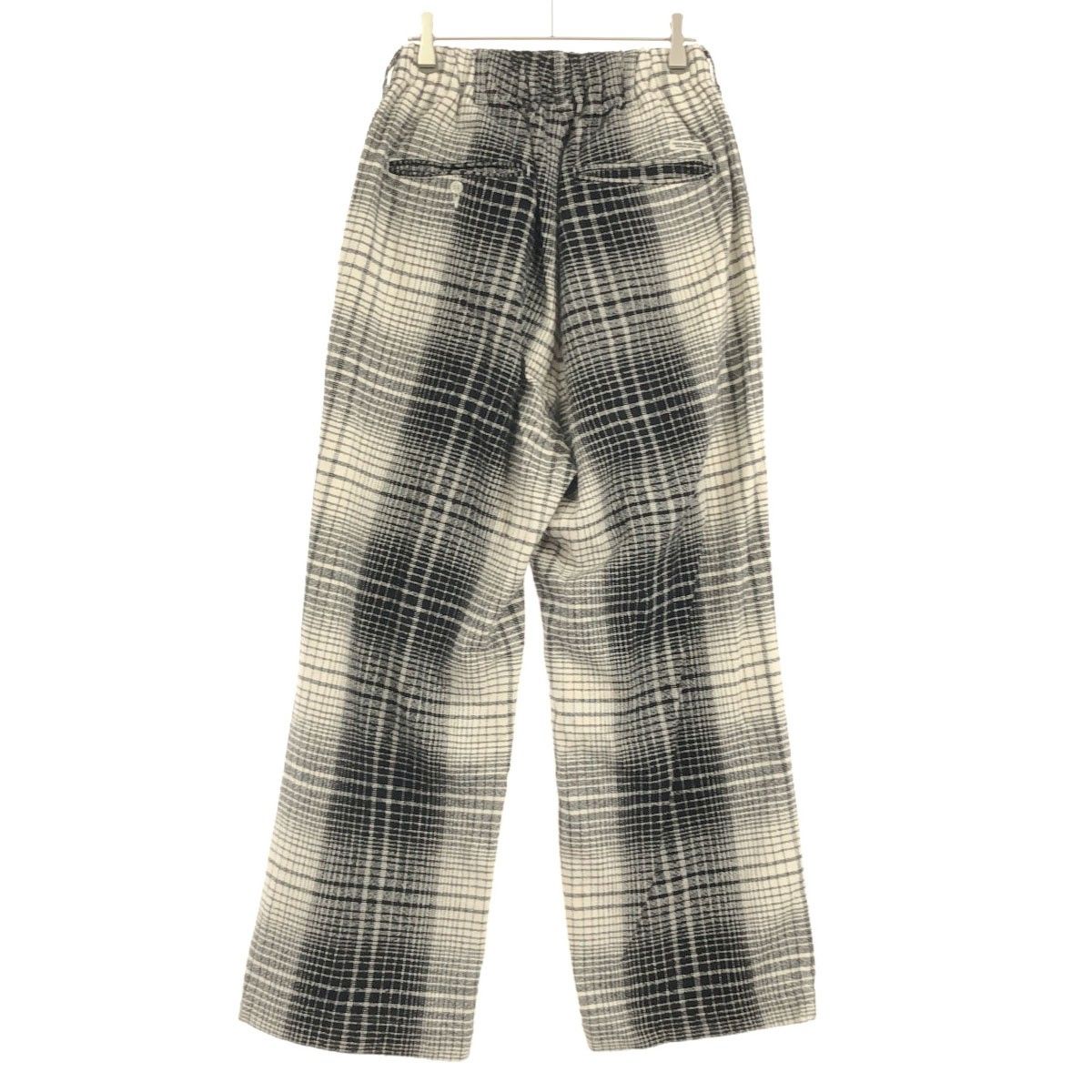 パンツ COOTIE Ombre Check 2 Tuck Easy Pants COOTIE / Ombre Check 2 Tuck Easy Pants -Gray-