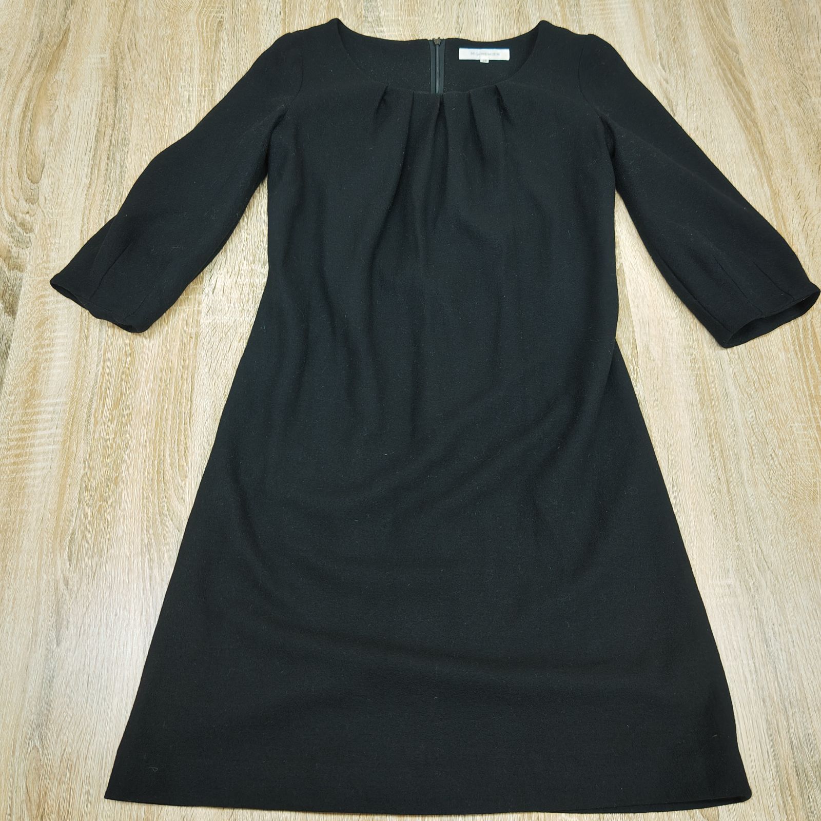 美品】エムプルミエ ブラック ワンピース 38