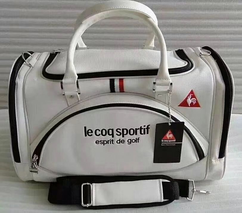 新品 ルコックゴルフシューズ収納ポケット付きボストンバッグ