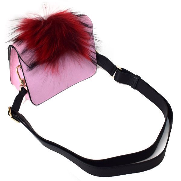 フルラ　FURLA　レザー　メトロポリス鳥モチーフファー2wayショルダーバッグ フルラ バッグ FURLA レザー メトロポリス 鳥 モチーフ ファー 2way