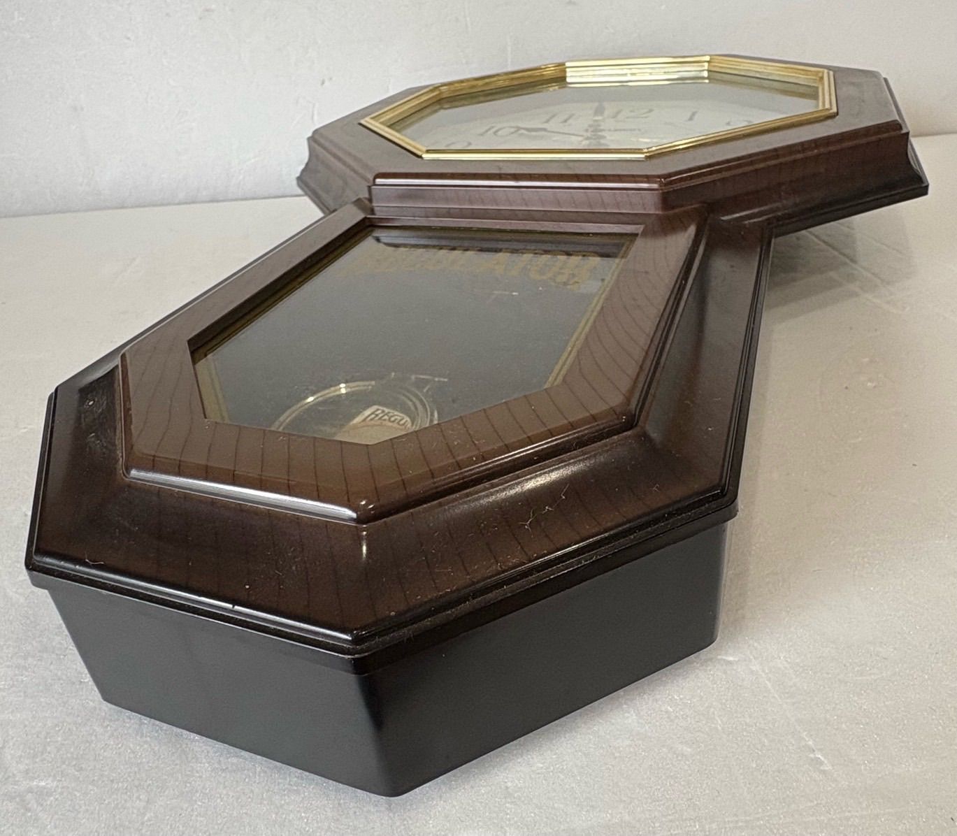 マルマン 振り子時計 壁掛け時計 柱時計 メロディ付き ジャンク品 NEXPOTALLINN_EU