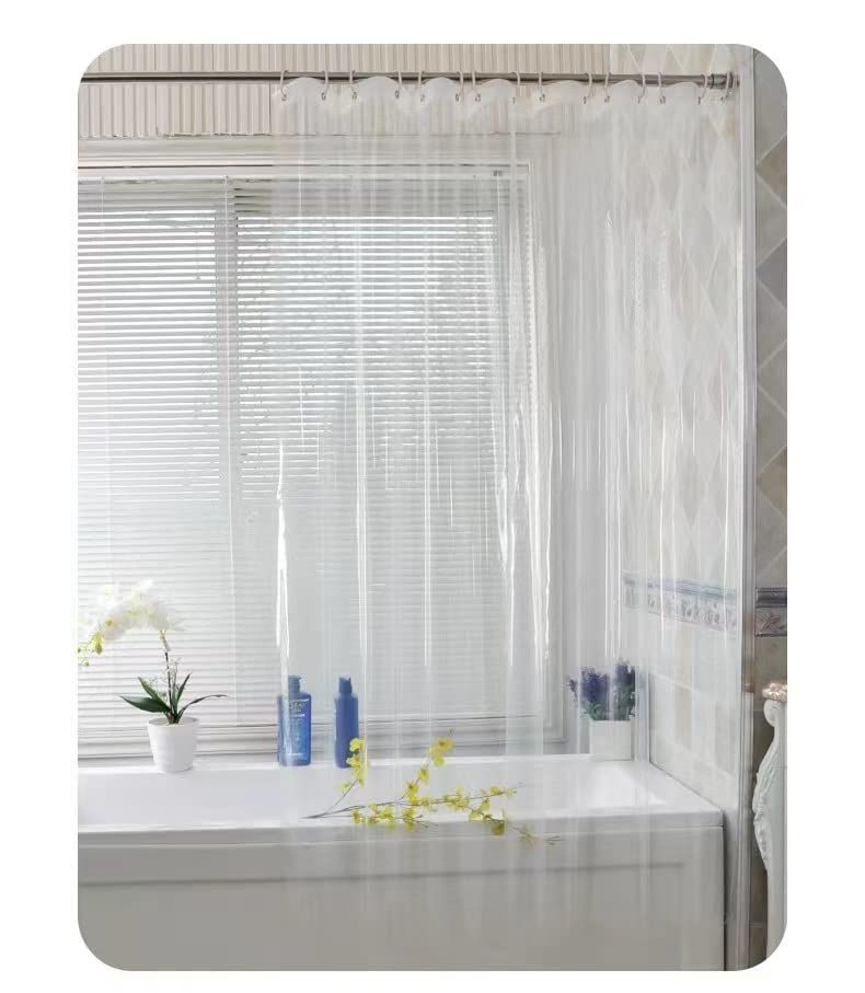 Windecood シャワーカーテン 防水防カビ加工 カーテンリ 数量限定Windecood シャワーカーテン 防水防カビ加工 カーテンリング