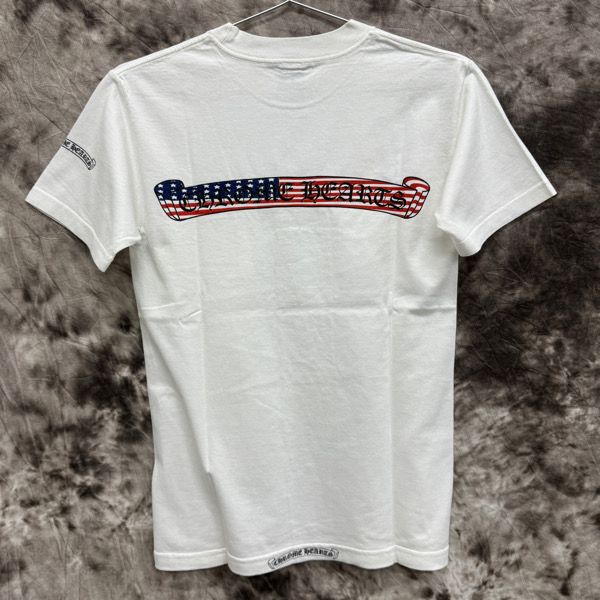 クロムハーツ キッズ Tシャツ 星条旗 バックプリント USA製 楽天市場】CHROME HEARTSクロムハーツバック星条旗Tシャツblack