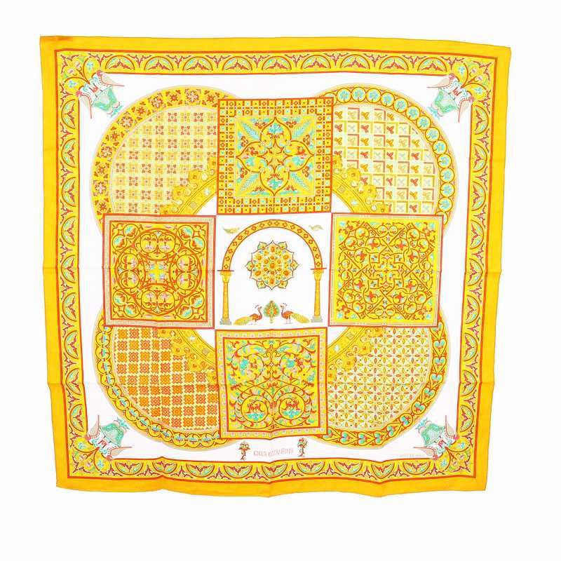 エルメス HERMES CIELS BYZANTINS ビザンチンの空 スカーフ カレ90