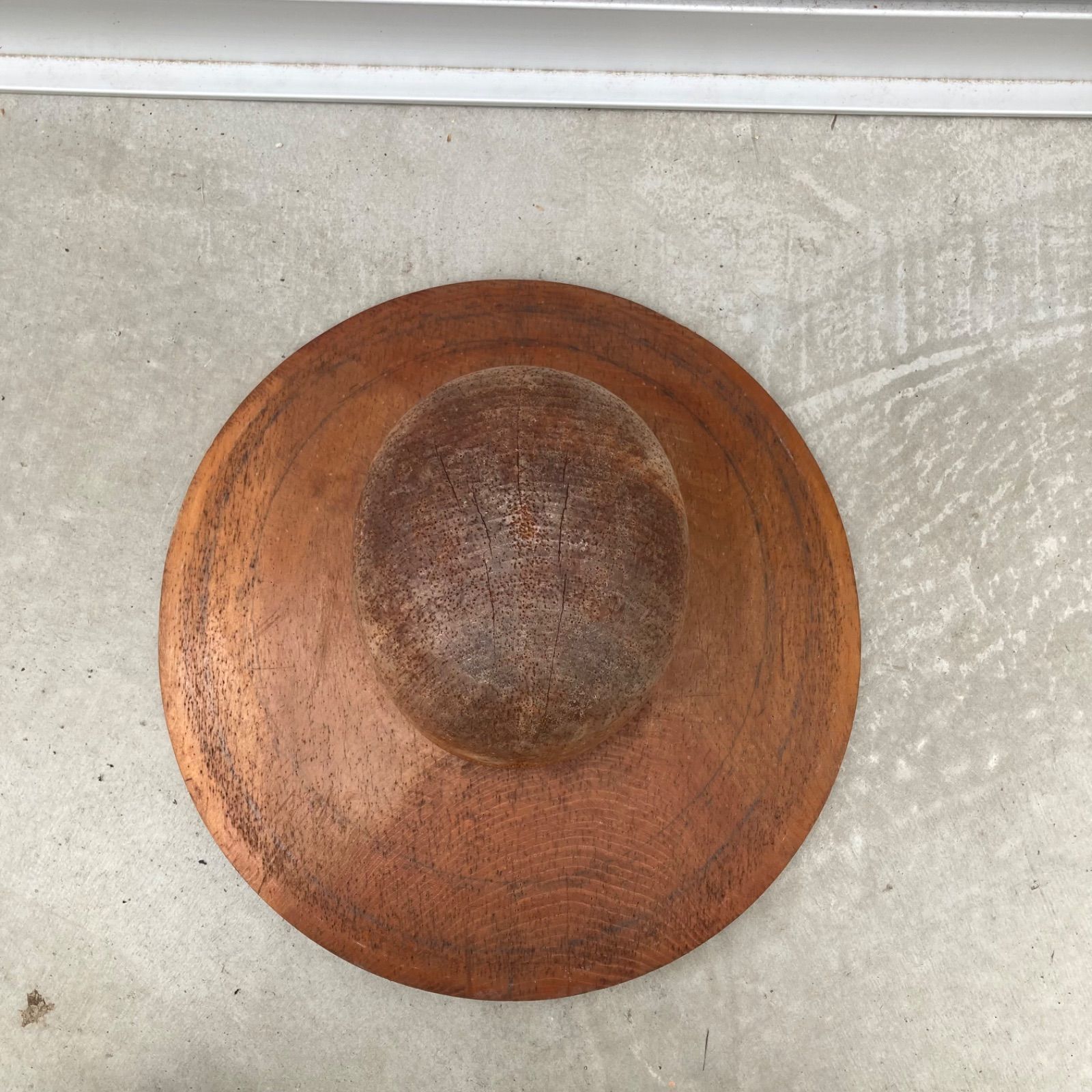 帽子 木型 クラウン 下がりブリム 2点セット 58cm ⑨