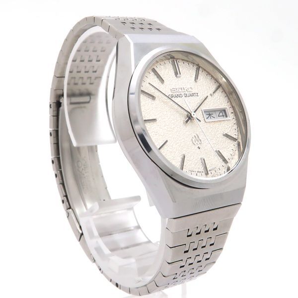 SEIKO グランドクォーツ 9943-8020 ツインクォーツ SS シルバー