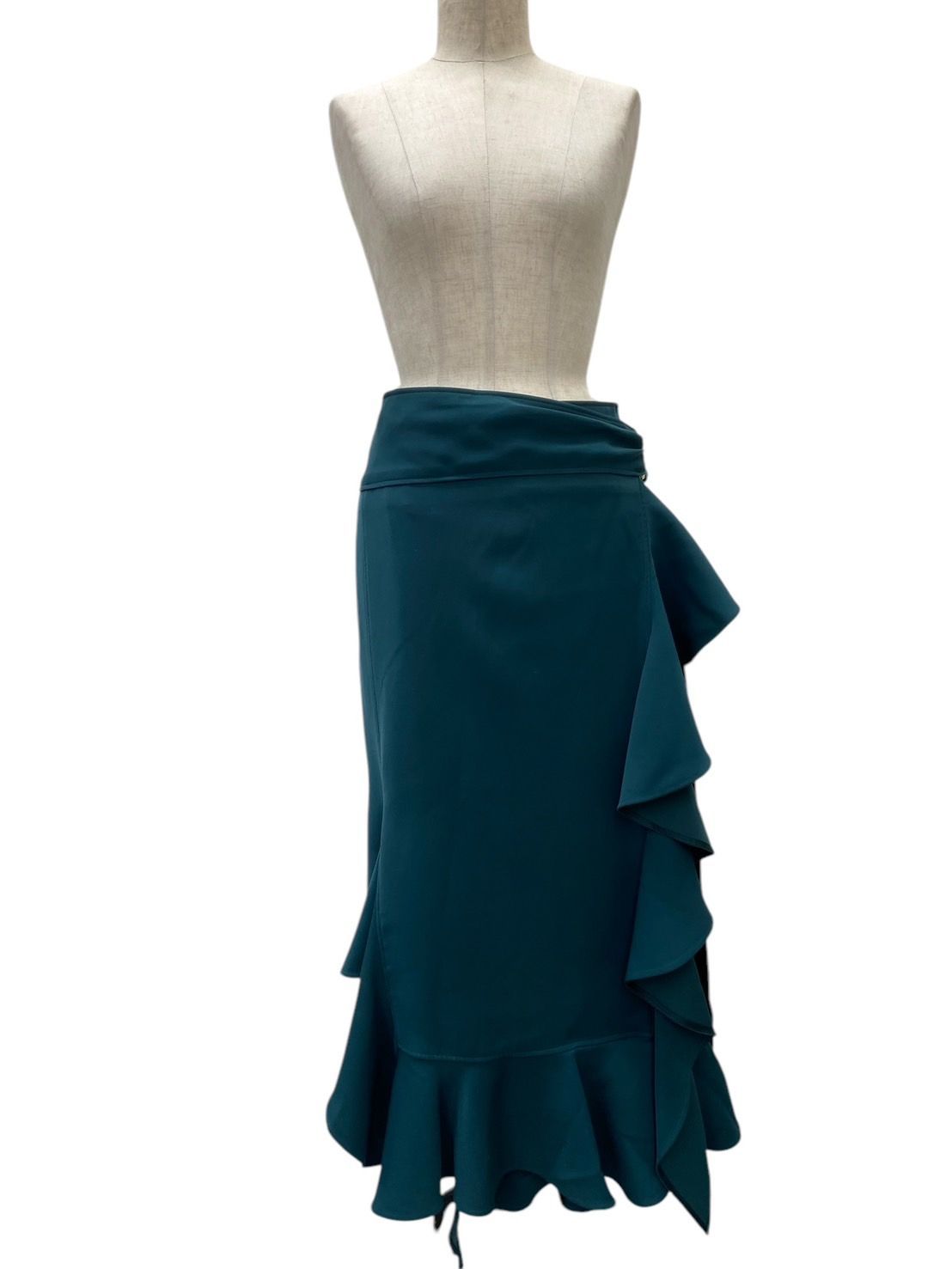 ADEAM アディアム ラップスカート ロング丈 グリーン系 サイズ0 - メルカリ 