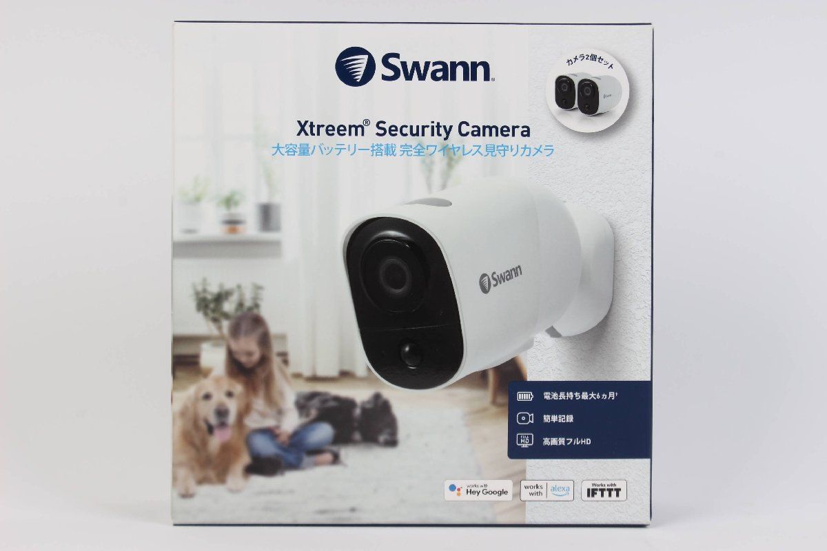 Swann Xtreem Security Camera ワイヤレス 見守りカメラ カメラ2台 ...